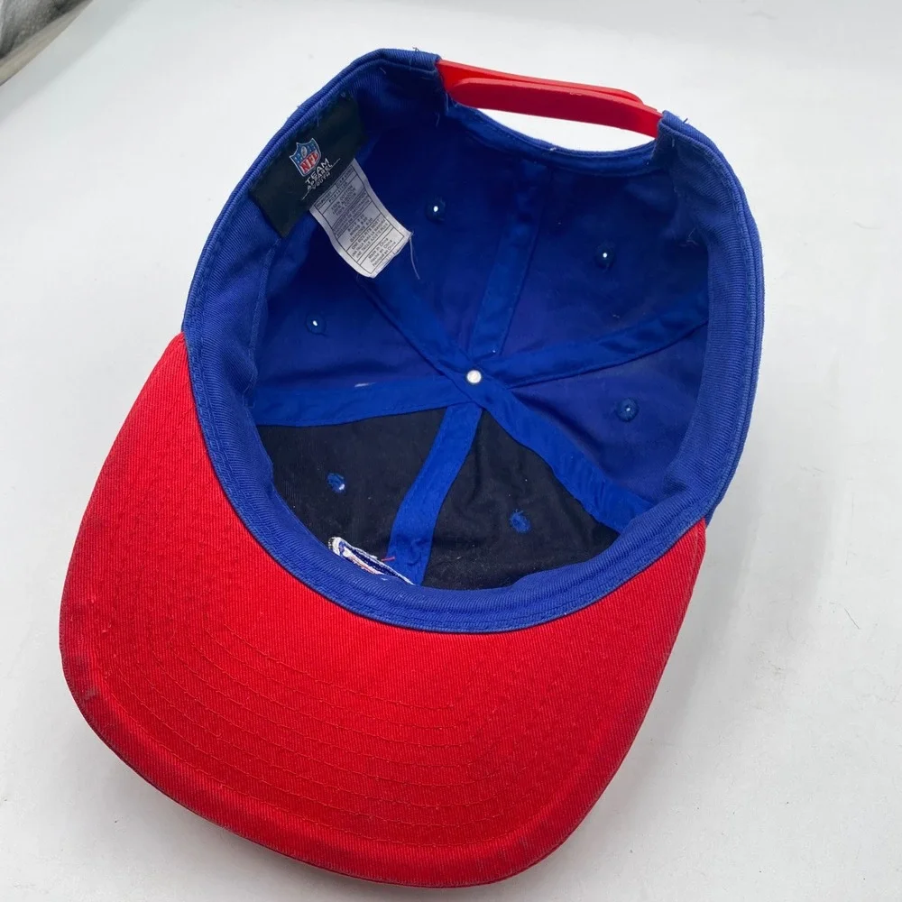 BUFFALO BILLS NFL Team Apparel Snapback Hat Youth Blue Red Cotton Vintage Style